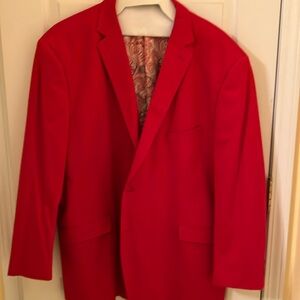 Madison Red Sport Coat Tailored Blazer